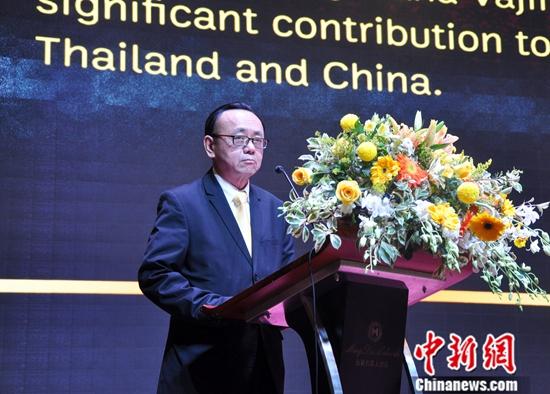 12月4日晚，泰王國駐南寧總領(lǐng)事館在廣西首府南寧市舉行招待會(huì)，慶祝泰國國慶。中新社記者 黃艷梅 攝